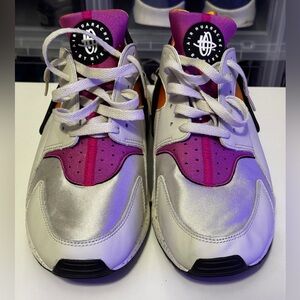Nike Air Huarache - White, Pink, and Orange